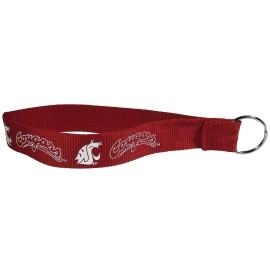 Siskiyou Sports Unisex NCAA Washington State Cougars Lanyard Key Chain, Red, 8