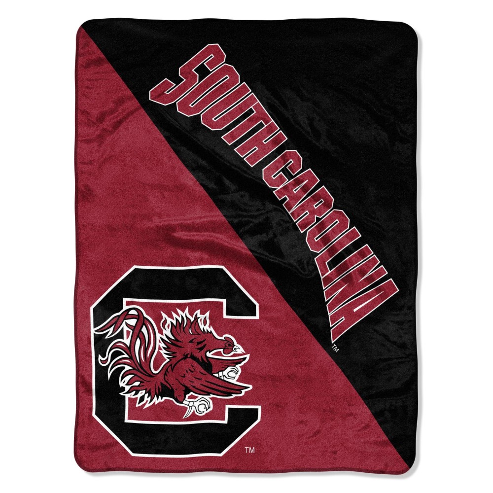 Northwest NCAA South Carolina Fighting Gamecocks Unisex-Adult Micro Raschel Throw Blanket, 46