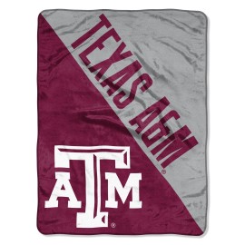 Northwest NCAA Texas A&M Aggies Unisex-Adult Micro Raschel Throw Blanket, 46