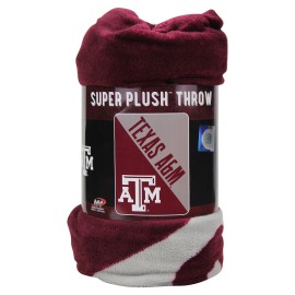 Northwest NCAA Texas A&M Aggies Unisex-Adult Micro Raschel Throw Blanket, 46