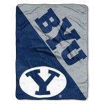 Northwest NCAA BYU Cougars Unisex-Adult Micro Raschel Throw Blanket, 46