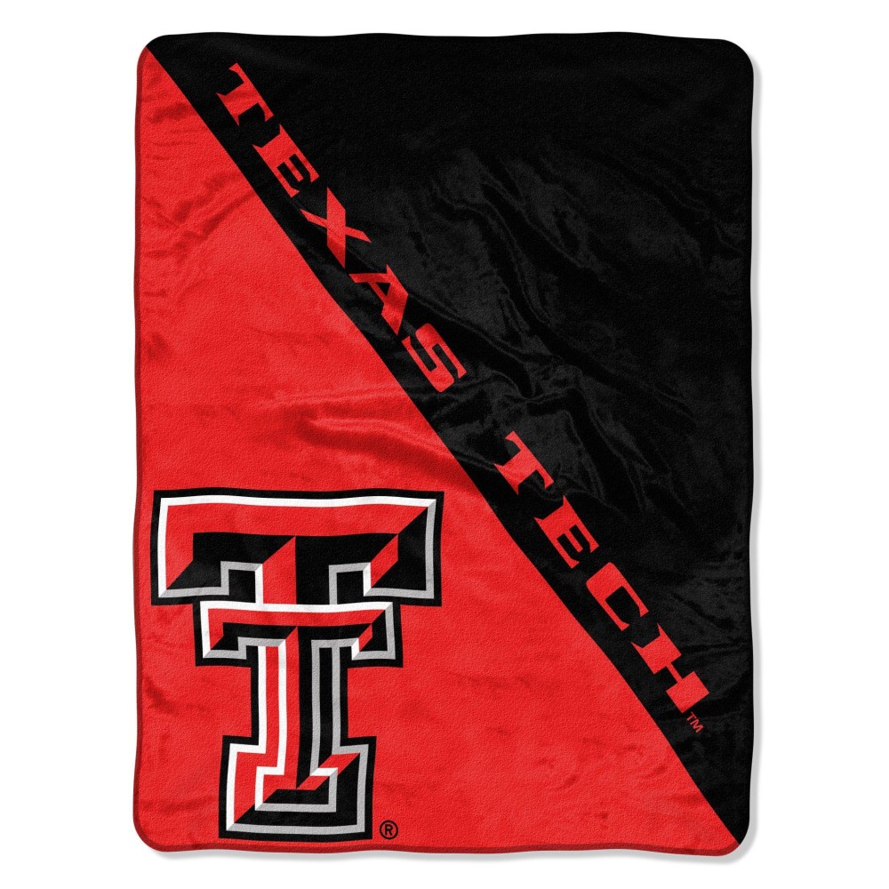 Northwest NCAA Texas Tech Red Raiders Unisex-Adult Micro Raschel Throw Blanket, 46