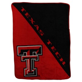 Northwest NCAA Texas Tech Red Raiders Unisex-Adult Micro Raschel Throw Blanket, 46