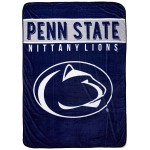 Northwest NCAA Penn State Nittany Lions Unisex-Adult Raschel Throw Blanket, 60