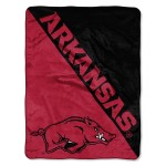 Northwest NCAA Arkansas Razorbacks Unisex-Adult Micro Raschel Throw Blanket, 46