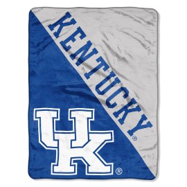 Northwest NCAA Kentucky Wildcats Unisex-Adult Micro Raschel Throw Blanket, 46