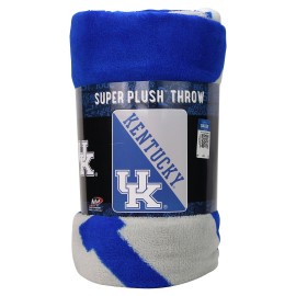 Northwest NCAA Kentucky Wildcats Unisex-Adult Micro Raschel Throw Blanket, 46