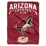 Northwest NHL Arizona Coyotes Unisex-Adult Raschel Throw Blanket, 60