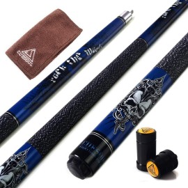 Cuesoul Rockin Series 58 21Oz Maple Pool Cue Stick Set With Joint Protectorshaft Protector And Cue Towel G405