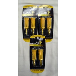 Brush T Extreme 3 1/8 Golf Tees - Yellow - 3 Packs Of 2 - (11904)