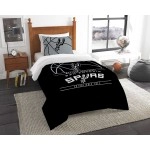 Northwest Nba San Antonio Spurs Unisex-Adult Comforter And Sham Set Fullqueen Reverse Slam