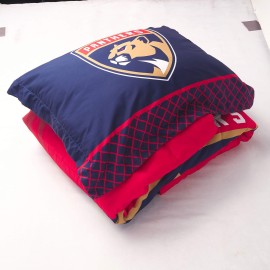 Northwest Nhl Florida Panthers Unisex-Adult Comforter And Sham Set Fullqueen Draft