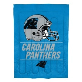 Northwest Nfl Carolina Panthers Unisex-Adult Comforter And Sham Set Fullqueen Draft