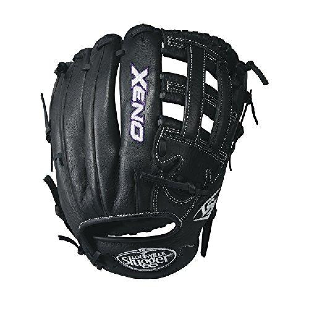 Louisville Slugger Xeno 11.75 Softball Glove, Black/White