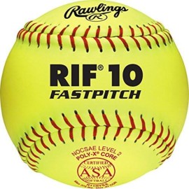 Rawlings Rif Asa League Fastpitch Softballs, R11Rysa, Single Ball