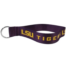 Siskiyou NCAA LSU Tigers Lanyard Key Chain, Wristlet Purple