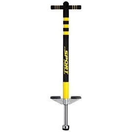 Bounce Soft Easy Grip Sport Pogo Stick For 5-9 Years Age, Black And Yellow