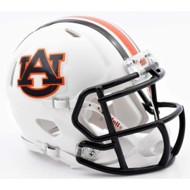 Riddell Auburn Tigers Speed Mini Replica Chrome Football Helmet