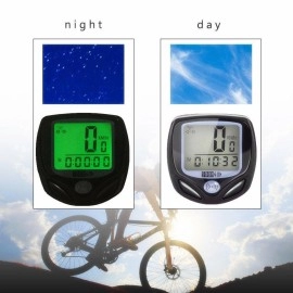 SOON GO Bike Speedometer, Bicycle odometers,Bicycle Speedometer Wireless Cycle Bike Computer Waterproof Bike Odometer with LCD Display Speedometer Accurate Speed Tracking & Multi-Function