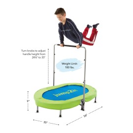 HearthSong Jump2It Indoor Trampoline with Adjustable Handle (24