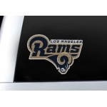 NFL Los Angeles Rams Diecut Window Film, Blue, One Size