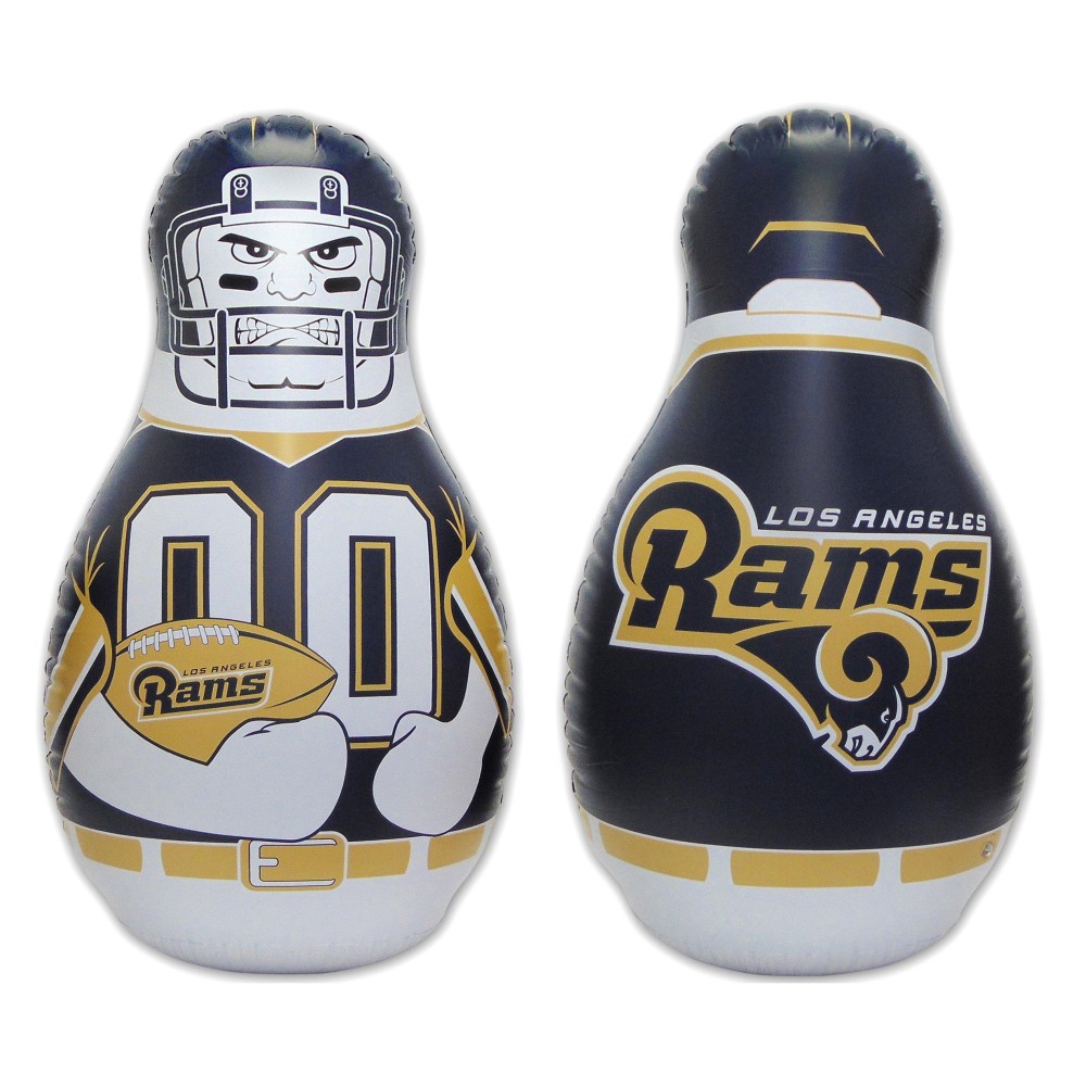 NFL Los Angeles Rams NFL Tackle Buddy Punching Bag, Orange,