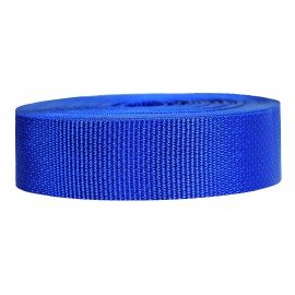 Strapworks Lightweight Polypropylene Webbing - Poly Strapping for Outdoor DIY Gear Repair, Pet Collars, Crafts - 1.5 Inch x 25 Yards - Royal Blue