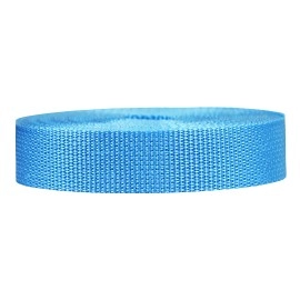 Strapworks Lightweight Polypropylene Webbing - Poly Strapping for Outdoor DIY Gear Repair, Pet Collar, Crafts - 1 Inch x 10 Yards - Powder Blue