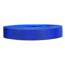 Strapworks Lightweight Polypropylene Webbing - Poly Strapping for Outdoor DIY Gear Repair, Pet Collars, Crafts - 1.5 Inch x 50 Yards - Royal Blue