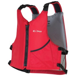 ONYX Unversal Paddle Kayak Life Vest, Red, Oversize
