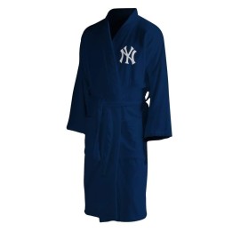 Northwest MLB New York Yankees Unisex-Adult Silk Touch Bath Robe, Large/X-Large, Team Colors