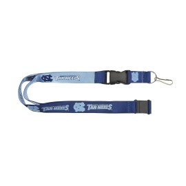 Aminco NCAA North Carolina Tar Heels Reversible Lanyard, Blue, Size 6