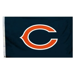 Fremont Die NFL Chicago Bears All-Pro Flag with Grommets, 4' x 6', Team Colors