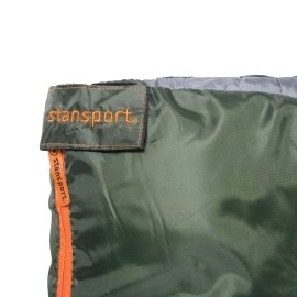 Scout- 3 Lb - 33 in X 75In Rect. Sleeping Bag - Forest Green