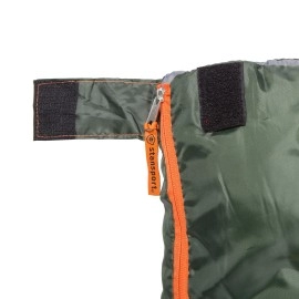 Scout- 3 Lb - 33 in X 75In Rect. Sleeping Bag - Forest Green