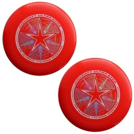 Discraft 175 Gram Ultra Star Sport Disc - 2 Pack (Red & Red)