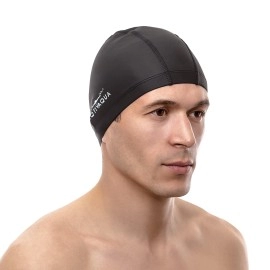 Swim Cap Swimming Caps For Women Men Adult Kids Girls Boys Youth Hat (Black Color)