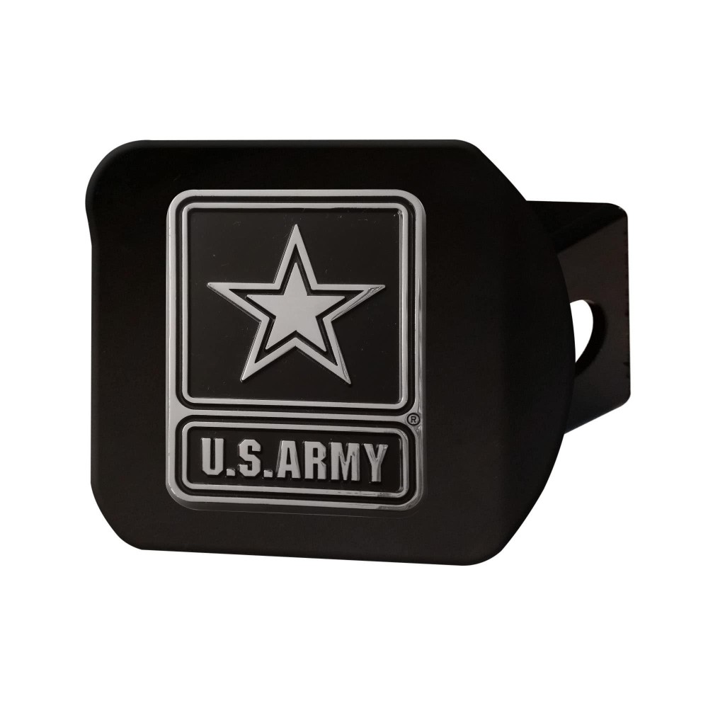 Fanmats 21326 Army Black Hitch Cover Team Color 3.4X4