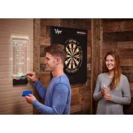 Viper Illumiscore See-Through Illuminated Back-Lit Dry Erase Dart Scoreboard, Standard (15.50