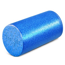 Yes4All High Density Foam Roller For Back, Variety Of Sizes & Colors For Yoga, Pilates - Blue - 12 Inches