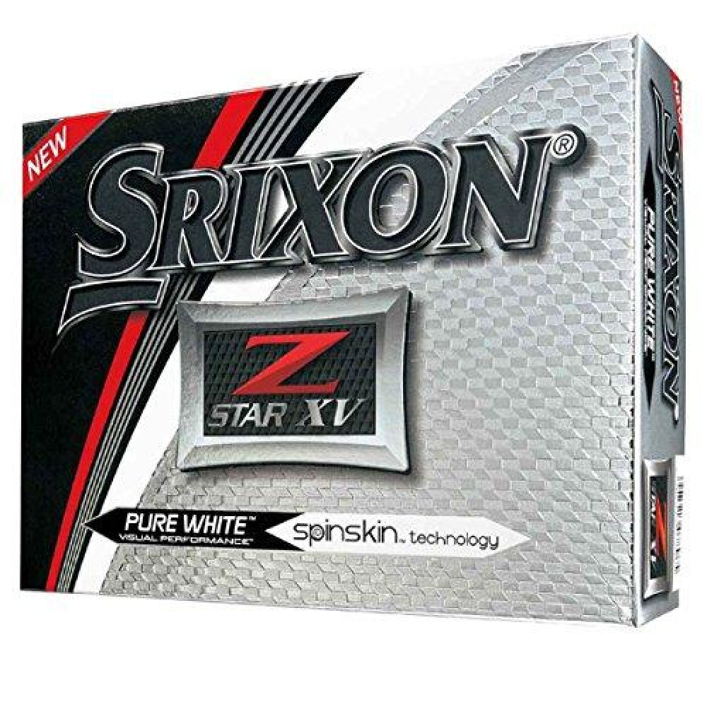 Srixon Z-Star Xv 2017 Golf Balls, White (One Dozen)