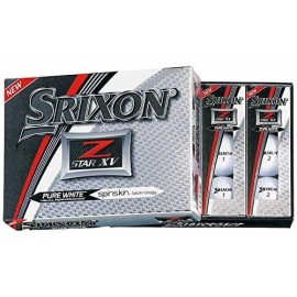 Srixon Z-Star Xv 2017 Golf Balls, White (One Dozen)