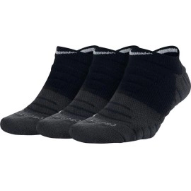 Nike Womens Dry cushion No Show Training Sock (3 Pair) (S Black)Ships Directly from