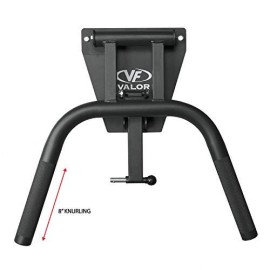 Valor Fitness Dp-2 Foldable Wall Mount Dip Station Bars To Save Space In Home Gym, Black