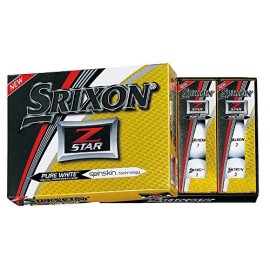 Srixon Z-Star 2017 Golf Balls, White (One Dozen)