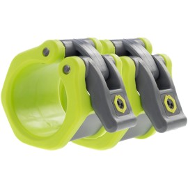 Lock-Jaw Hex 50Mm 2 Olympic Barbell Collar (Green)