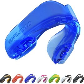 Safejawz Mouthguard Slim Fit, Adults And Junior Mouth Guard With Case For Boxing, Basketball, Lacrosse, Football, Mma, Martial Arts, Hockey And All Contact Sports