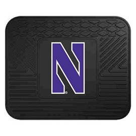 Fanmats 21655 Northwestern Utility Mat, Team Color, 14X17