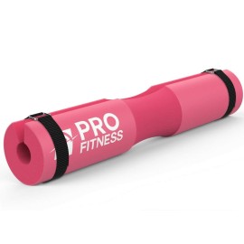 ProFitness Barbell Pad Squat Pad- Exercise Barbell Pad for Hip Thrusts, Squats and Lunges- Most Comfortable Squat Sponge (Pink)