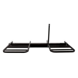 Quick Products QPRBM2R RV Bumper-Mounted 2-Bike Rack with Adjustable Width and Stabilizer Post